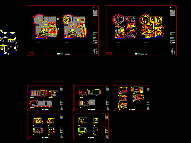 Architectural design cad file